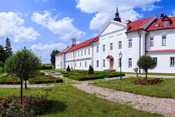 Fototapeta na wymiar The White Monastery in Suprasl, Poland.