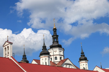 Fototapeta na wymiar Cupola of church in Suprasl, Poland.