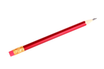 Lead pencil isolated on white