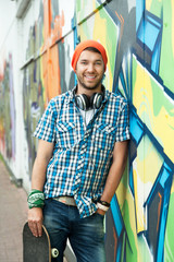junger skateboarder