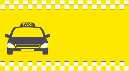 transport background and taxi car