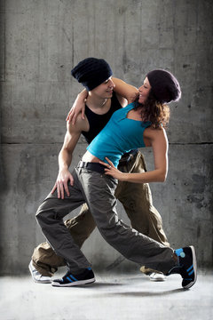 Passion dance couple.