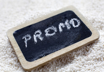 pancarte tableau noir promo