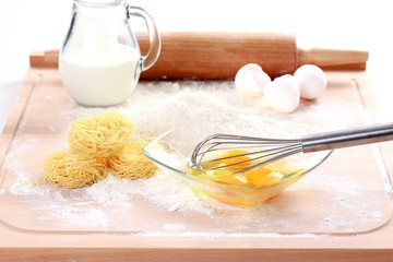 Baking ingredients for pasta and noodles