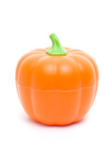 toy pumpkin isolated on a white background
