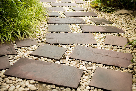 Flagstone Walkway