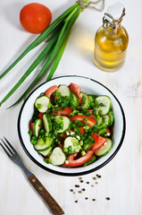 Fresh vegetables salad