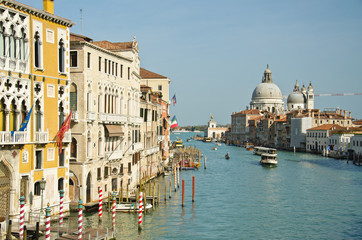 Naklejka premium Grand Canal and Basilica Santa Maria della Salute