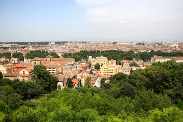 Fototapeta na wymiar Panorama z Rzym, Włochy