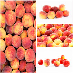 Peaches collage