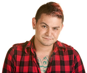 Obraz premium Smirking Man