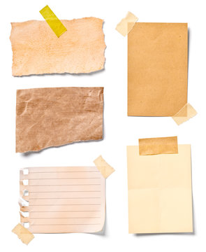 vintage note paper office business