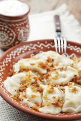 Dumplings with potato