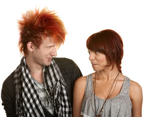 Couple Looking at Each Other