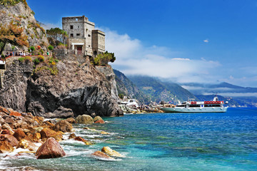 beautiful Italy - Monterosso, Cinque terre - obrazy, fototapety, plakaty
