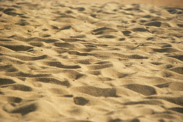 goldener sand am strand