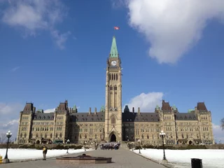 Foto op Plexiglas Parlement du Canada © florian hugonet