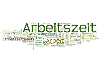 Obraz premium Arbeitszeit