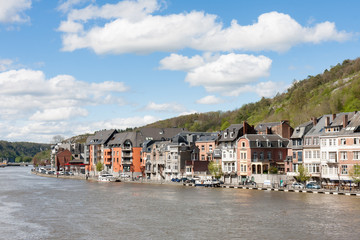 Fototapeta na wymiar Dinant in the Belgium Ardennes on River Meuse