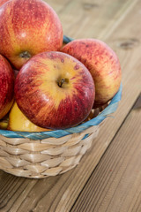 Some Apples in a basket
