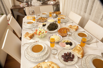 Ramadan dining table - 43845346