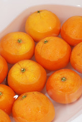 Orange in the pool