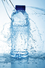 Water splash out of glass