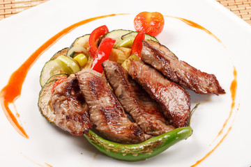 lamb with vegetables