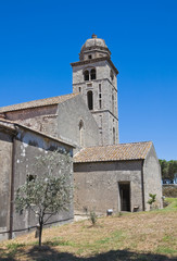 Fototapeta na wymiar Kościół Świętego Franciszka. Tarquinia. Lazio. Włochy.