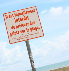 panneau zone naturelle protégée