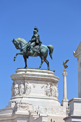 Fototapeta na wymiar monument Vittorio Emanuele II