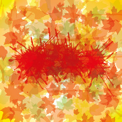 Autumn abstract illustration