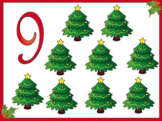 12 days of christmas: 9 Christmas trees