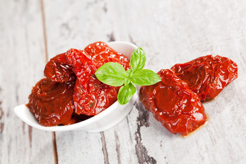 Luxurious dried tomatoes.