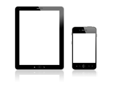 Smartphone und Tablet PC