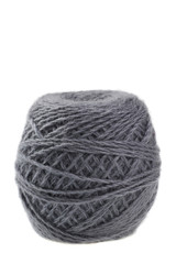 Ball of gray yarn