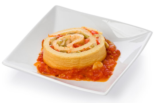 Savory Souffle Roulade