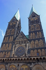 Fototapeta na wymiar St Peter's Cathedral, Bremen