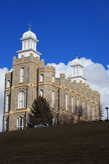 Obraz premium Logan temple, Utah