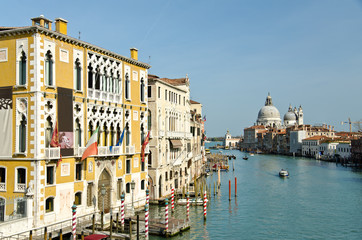 Naklejka premium Grand Canal and Basilica Santa Maria della Salute