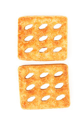 Sweet cookies isolated on white