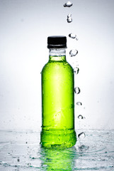 Water splash out of glass