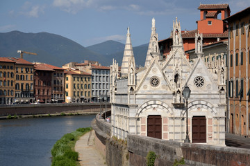 Church Santa Maria della Spina in Pisa, Italy