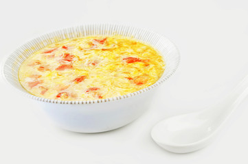 bowl  with  soup