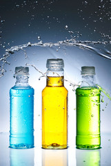 Water splash out of glass