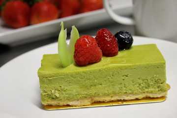 green tea cheese cake