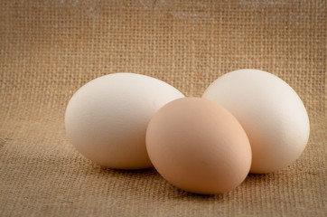 Three eggs