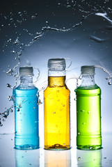 Water splash out of glass