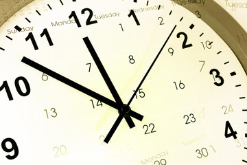 Fototapeta premium Clock and calendar