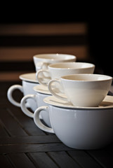 Fototapeta na wymiar Coffee cups